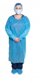 Isolation Gown, blue, Long Sleeve