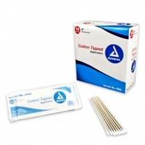 6" Swabs, Wood Shaft Non-Sterile, 1,000/box