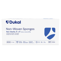4"x4" Non Woven Sponge, 4-ply, NS, 200/pack