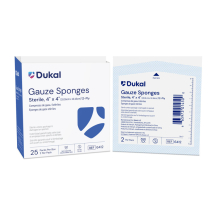 Gauze Sponge, 4" x 4", Sterile, 12-Ply