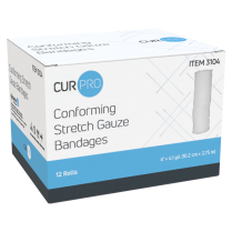Conform Stretch Gauze Bandage 4"x 4.1yds, NS, 12/box