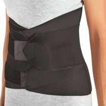 Sacro-Lumbar Support, Small Black with Compression Straps
