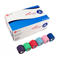 Sensi Wrap, Self-Adherent, 2"x5 yds Rainbow 36/cs