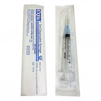 3cc Syringe w/25Gx 5/8" Needle Combo, 100/box, Exel