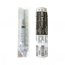 3cc Syringe w/22Gx 1" Needle Combo