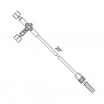 Stopcock 4-way with Luer Lock 50/case