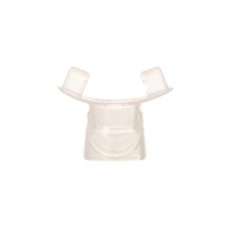 Bite-On Mouthpieces, Front, White, 50/pk