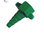 Oxygen Connector, Green NS 50/box