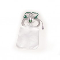 Salter Mask, Ped. High Conc. Non-Rebr. 7' Tube & Vent 50/cs