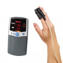 PalmSat 2500 Digital Pulse Ox. w/Alarms & 800SM-3 Soft Probe