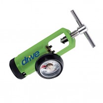 Oxygen Regulator Barb Outlet, Green, 0.5-15 lpm