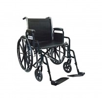 Wheelchair, SilverSport 18", Detach Arm, SA Elev Legrest