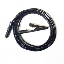 Alligator Clip, Black 48" Din