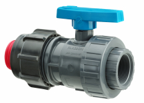 VALVE SINGLE UNION RURAL PVC FEMALE THREAD 1.1/2"-2" PVC 