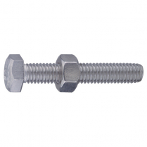 BOLT/NUT SET (2) FOR SADDLE 32-63 SS 45L X 8 DIA (2 PACKS REQUIRED FOR 63)