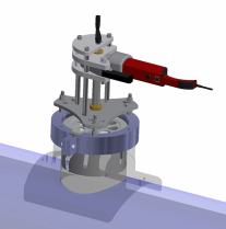 CLAMPING RING 250MM/SDR11 FOR XXL DRILLER 