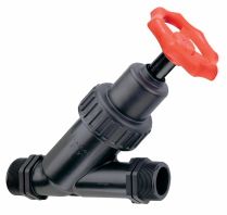 VALVE ANGLE SEAT M-THREADED PP 1.1/2"