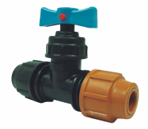 VALVE STOPTAP PE-COPPER 25-3/4" 