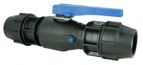 VALVE BALL PA-GR Rc 2" - LOCKABLE LONG HANDLE + COMPRESSION ENDS