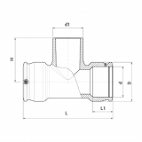 TEE EF 200-200-200  
