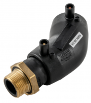 45D ELBOW MALE TRANSITION EF BRASS 40-2" 
