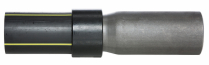 WELDABLE TRANSITION PE-STEEL ANSI SCH.80 50-1.1/2" (40) 
