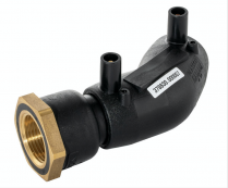 45D ELBOW FEMALE TRANSITION EF BRASS 63-1.1/2"