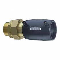 MALE FREE NUT TRANSITION COUPLER EF BRASS 40-1" 