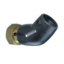 45D ELBOW FEMALE FREE NUT TRANSITION EF BRASS 32-1" 