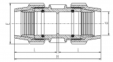 COUPLER RURAL 1.1/4"
