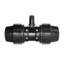 TEE METRIC EXTENDED M-THREADED OFFTAKE 75-1"