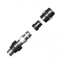 RUBBER SLEEVE ADAPTOR METRIC 40-1" STEEL/PVC THRUSTED