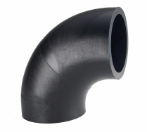 BEND 90D INJECTED SHORT SPIGOT PE100 SDR33 280