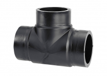 TEE INJECTED SHORT SPIGOT SDR11 200MM PE100 