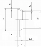 CONCENTRIC REDUCER INJECTED SHORT SPIGOT PE100 SDR11 125X90