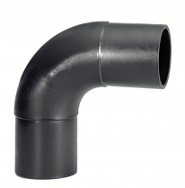 BEND 90D INJECTED LONG SPIGOT PE100 SDR17 90