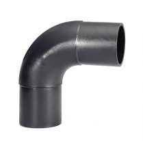 BEND 90D INJECTED LONG SPIGOT PE100 SDR17 125