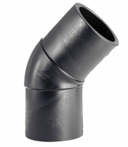 ELBOW 45D INJECTED LONG SPIGOT PE100 SDR17 250