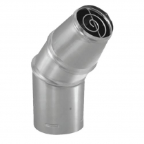 Duravent PelletVent Stove Pipe Horizontal Cap Tapered End 3"