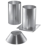 Duravent PelletVent Stove Pipe Attic Insulation Shield 3"