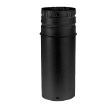 PelletVent Pro Black Pellet Stove Chimney Pipe Extension 