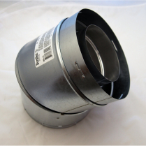 Duravent Stove Pipe DVP 45&deg;  Elbow (galvanized) 5" x 8"