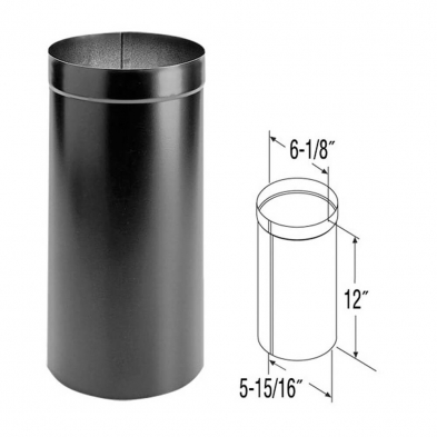 Stove Pipe DB Adapter Oval