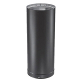 Stove Pipe DVL Pipe Black, 6" x 24"