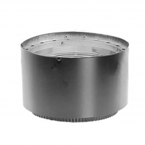 Duravent Stove Pipe DVL Adapter Section w/out Damper, 6"