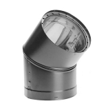 Stove Pipe DVL Elbow 45 Degree, 6"