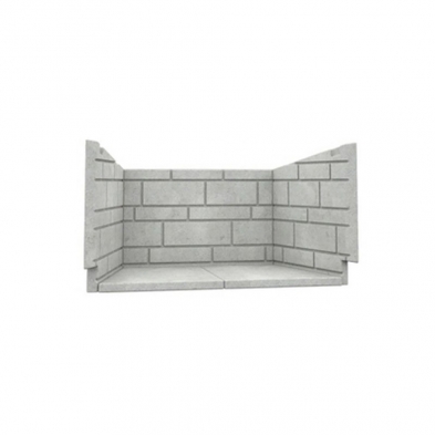 Classic Moulded Refractory Brick Panels, Horizon