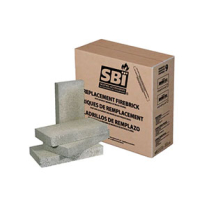 Osburn Part Firebrick, 4 1/2" X 9" X1 1/4", Refractory