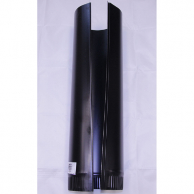 Stove Pipe Pipe Black, 6" x 24"