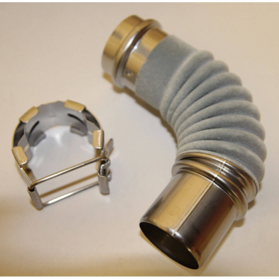 FOT-158 Rinnai Exhaust Elbow With Stopper A, EX11, E17, EX22